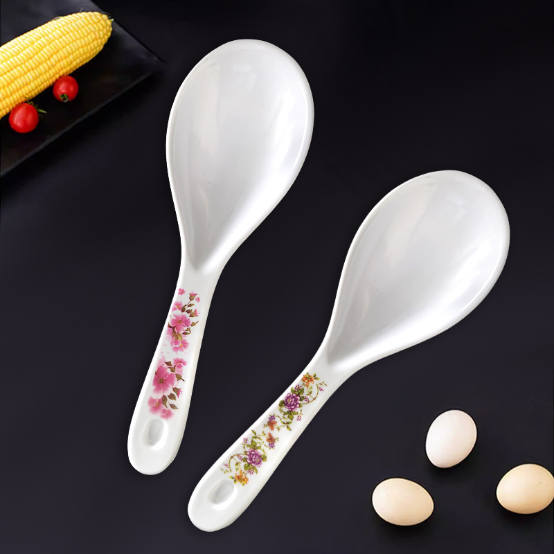 Melamine Rice Spoon for Home Use, Non-Stick Rice Spoon, High-Temperature Resistant Rice Spoon for Rice Cooker, Rice Serving Spoon, Rice Spatula