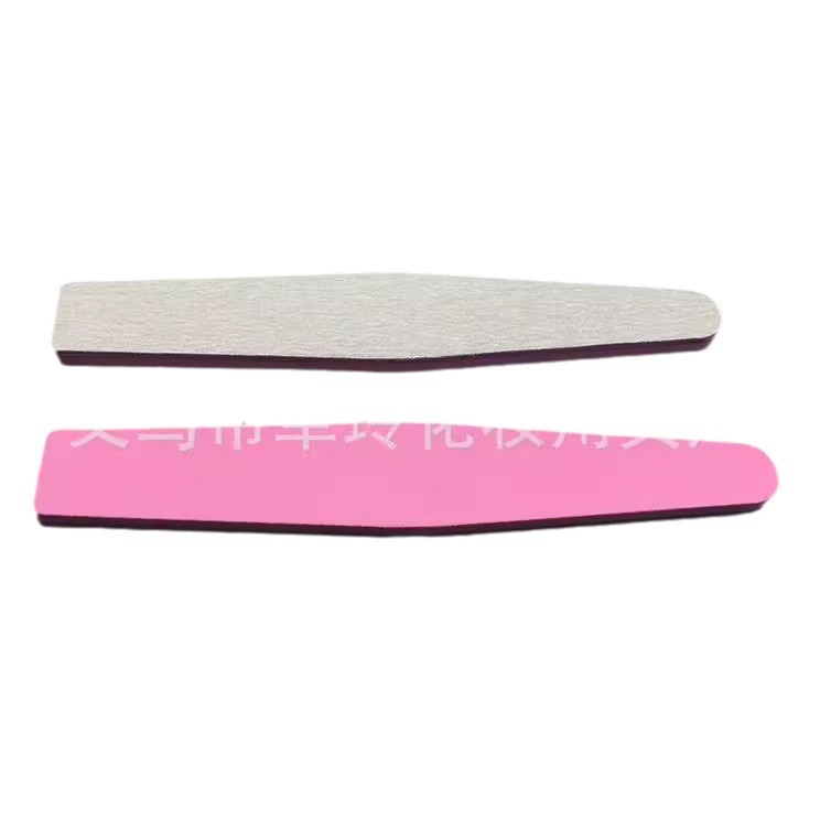 Archivo de lija de diamante Eva esponja Archivo de esponja de doble cara de uñas de superficie arena tira de un lado papel de lija un lado esponja