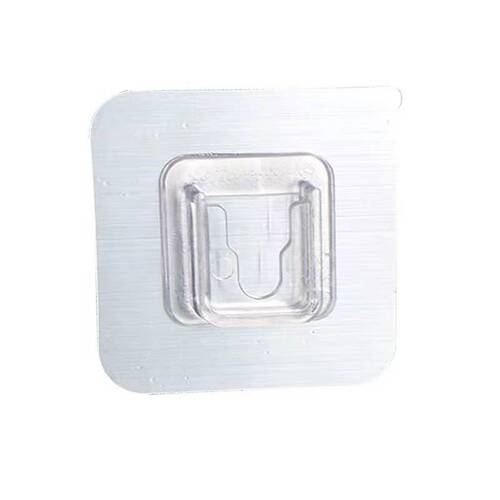 Strong Adhesive Male-Female Clips, Invisible Screw-Free Mountable Double-Sided Tape, Transparent Hook Tabs Manufacturer Supply