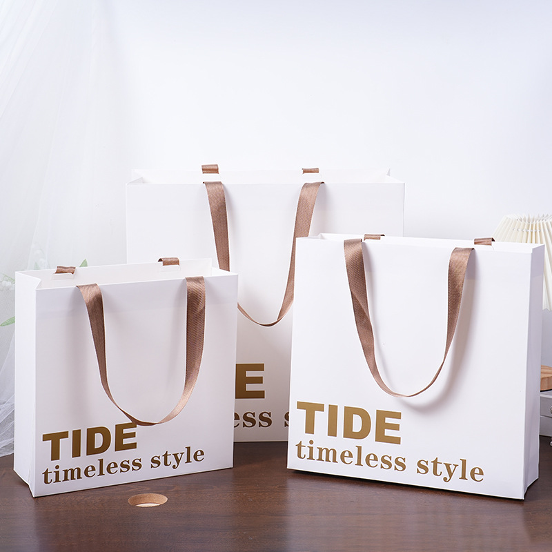 Bolsas de papel kraft sin cintura bolsas de mano logotipo ropa bolsas de regalo bolsas de papel bolsas de regalo bolsas de compras personalizadas