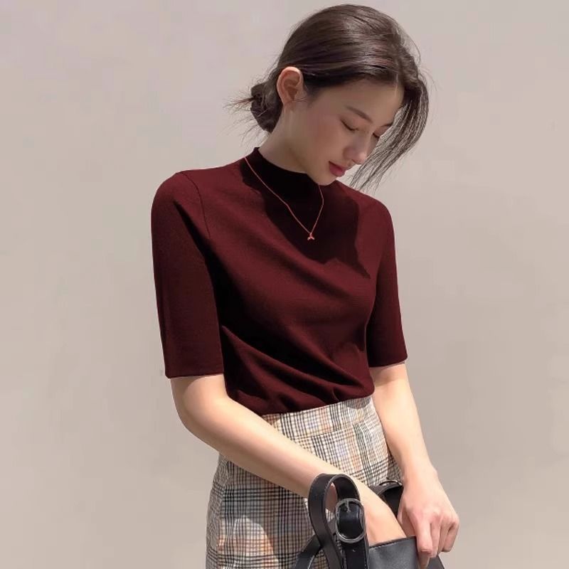 버건디 소매