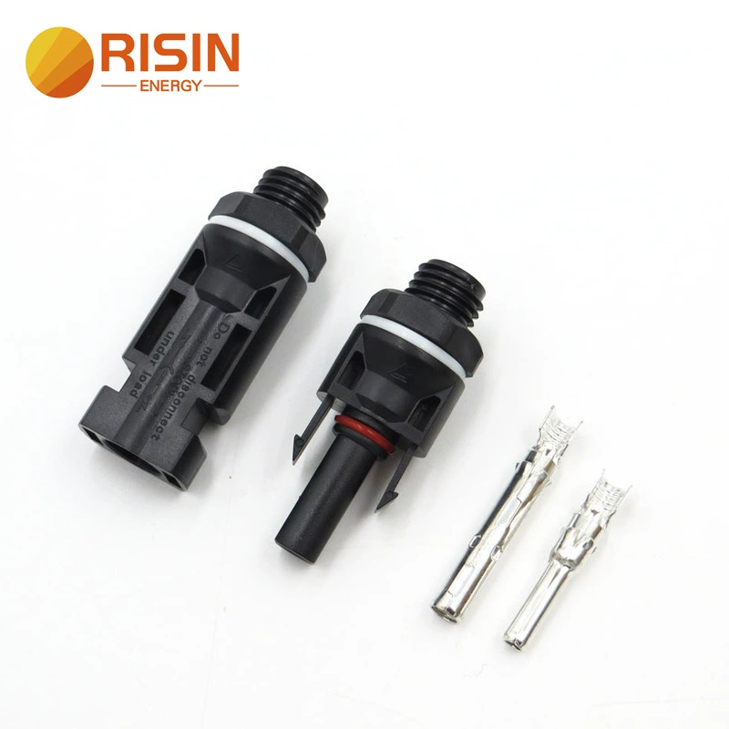 Hot solar panel installation connector M12 punch panel with nut waterproof connector