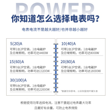 单相家用电表计度器电子式220v智能电度表出租房空调电能表