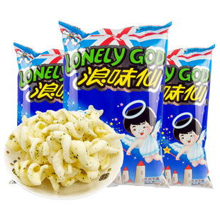 旺旺浪味仙70g大袋 田园蔬菜味创意花式薯卷大礼包膨化薯片小零食-阿里巴巴