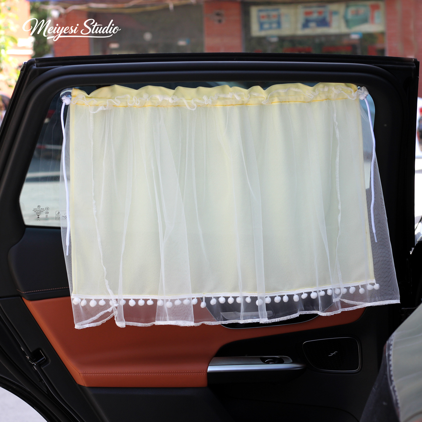 Cortina de automóvil de seda de hielo cortina de protección solar cortina de protección solar para ventana lateral para automóviles de bebés tipo ventura cortina de protección solar cortina de protección solar aislamiento térmico