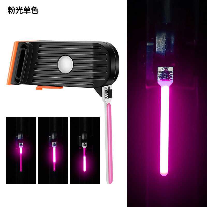 Luz de agua-feroz macho rosa