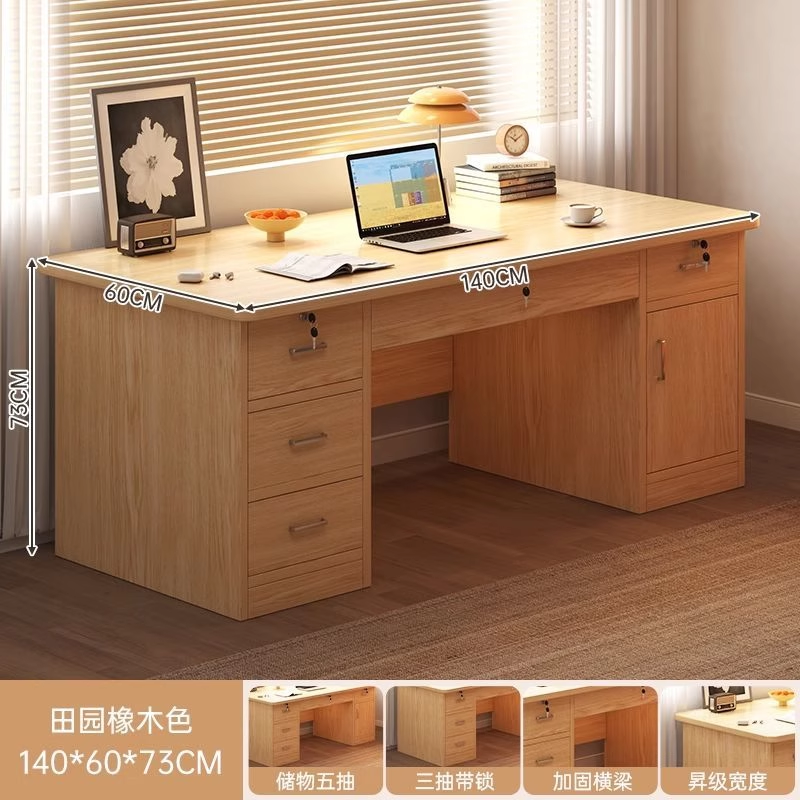 Escritorio de madera maciza dormitorio con cajón escritorio de computadora escritorio de escritorio de escritorio de escritorio de escritura