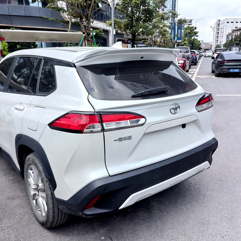 Suitable for 2022+ Toyota Frontlander, Corolla Cross, and Rav4 Custom Modified Mid-Wing Spoiler, No-Drill Paint-Coated