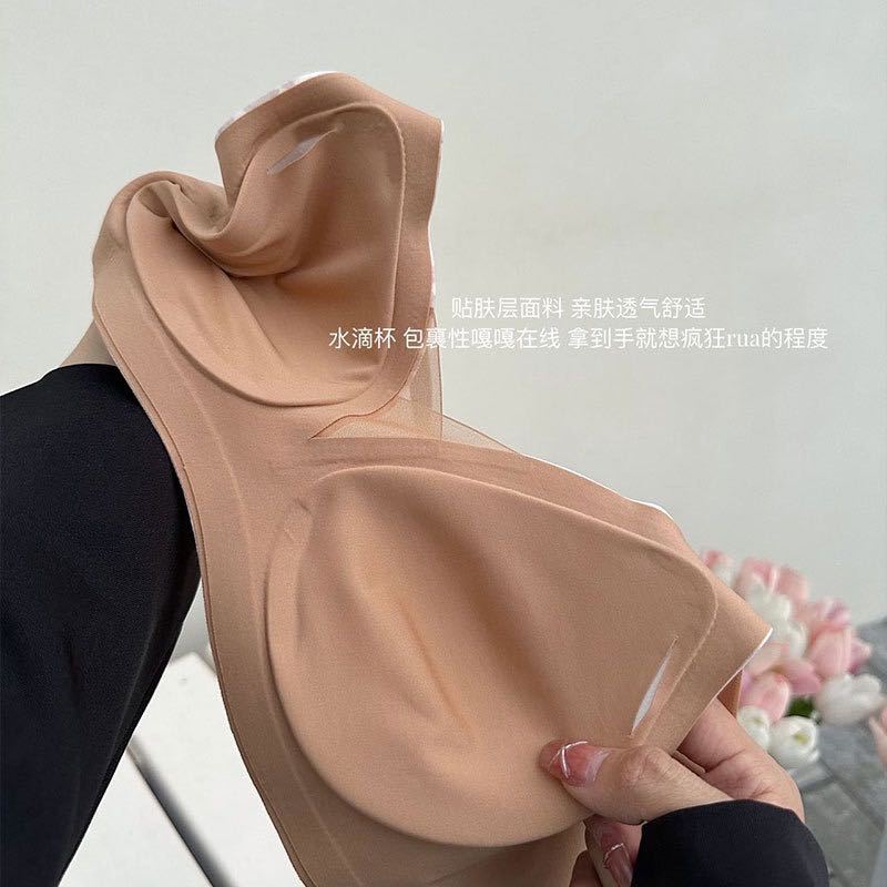 Ventas directas de fábrica comercio electrónico transfronterizo Sudeste de Asia Vietnam Tailandia damas burbujas encaje pecho pequeño recogido sujetador Tovin