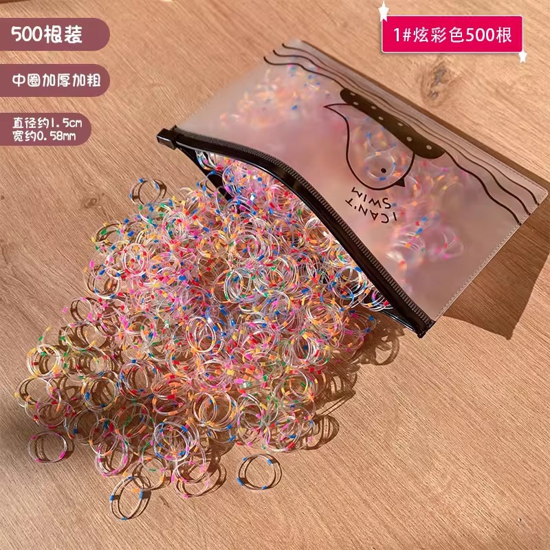 1# Círculo pequeño de color iridiscente 500 piezas (bolsa OPP)