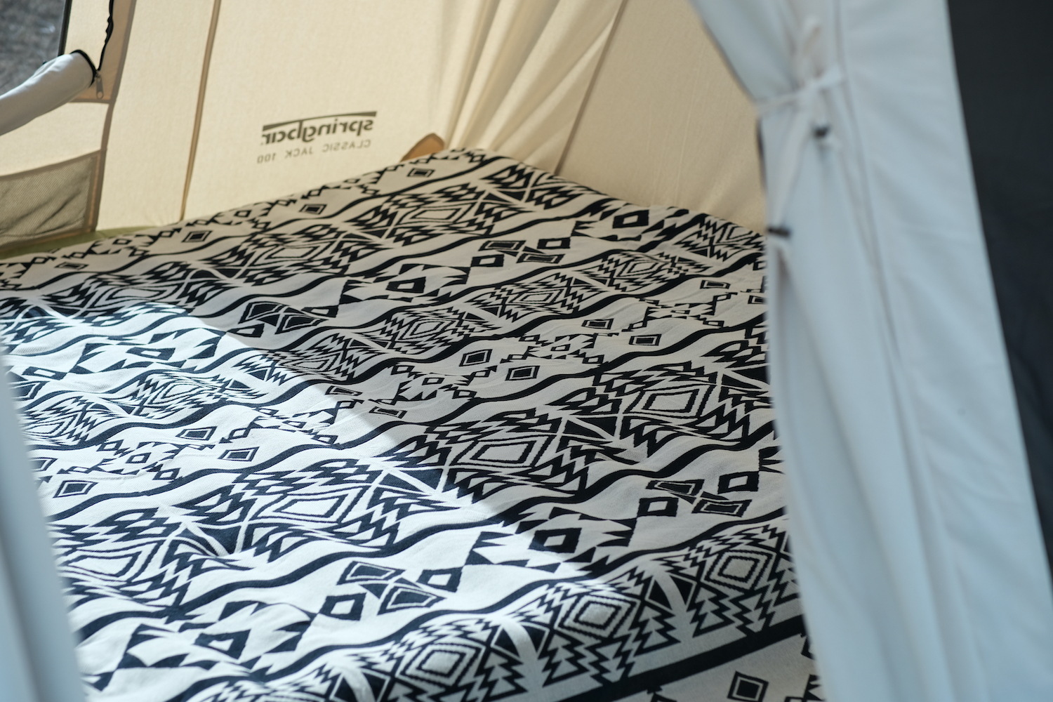 American Country Geometry Sofa Blanket, Thread Blanket, Decorative Blanket, Camping Blanket_voghion.com