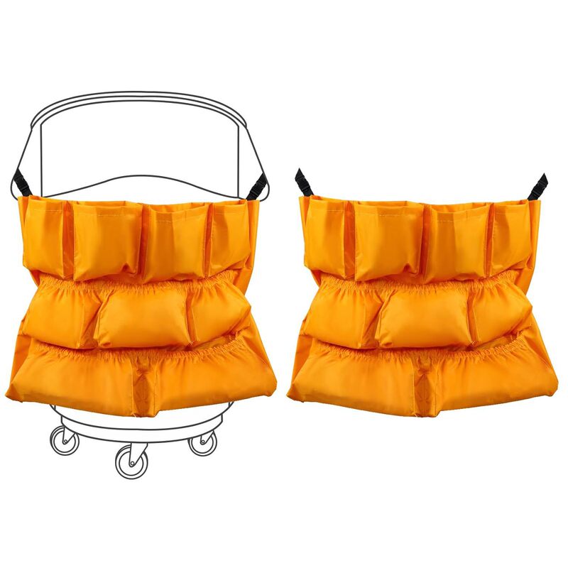 Amazon New Product Trash Can Bag 20-44 Gallon Canister Bucket Holder Trash Can Caddy Bag