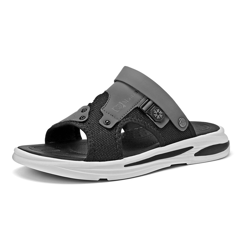 2024 sandalias de hombre suaves moda de verano casual juvenil coreano zapatos de playa de dos image 8
