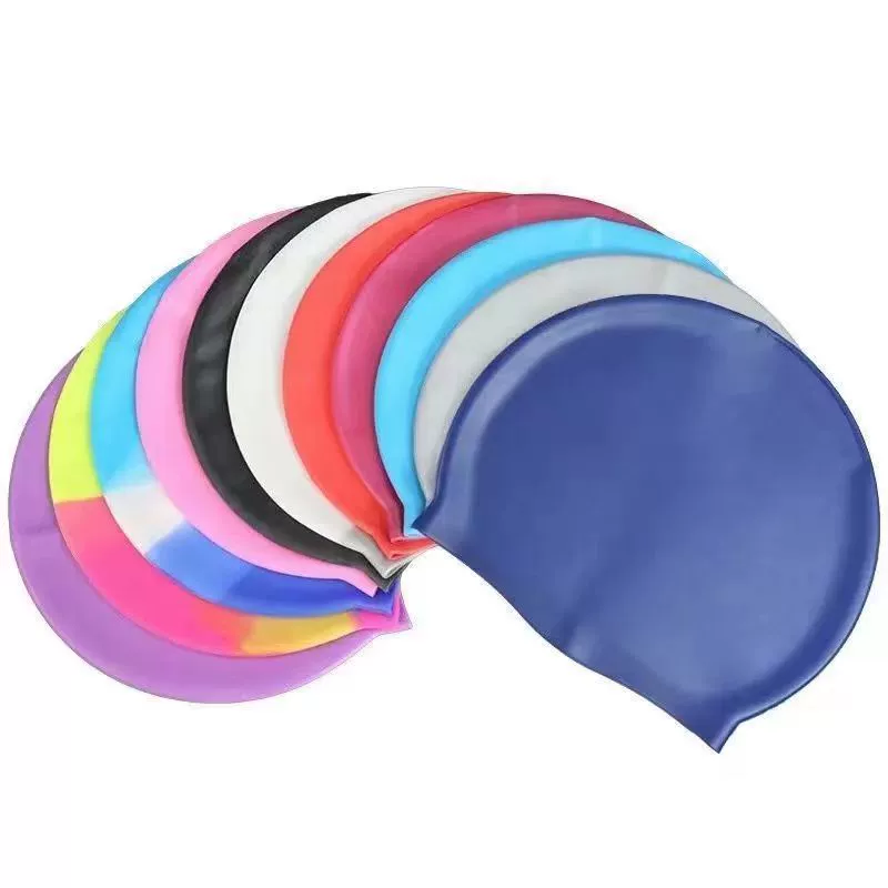 Waterproof comfortable capacious swimming cap for men and women for training for swimming, plus size, wholesale