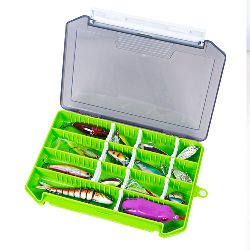 New Colorful Lure Box 21*14.5*2.5CM Multi-Grid Fishing Bait Set Box Accessories Fishing Gear Supplies Box Wholesale