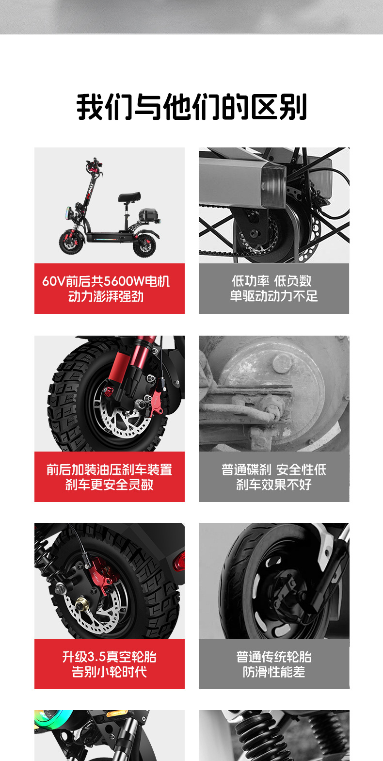 11-inch sub-horsepower dual-drive electric scooter off-road high-speed scooter adult folding lithium-ion electric scooter