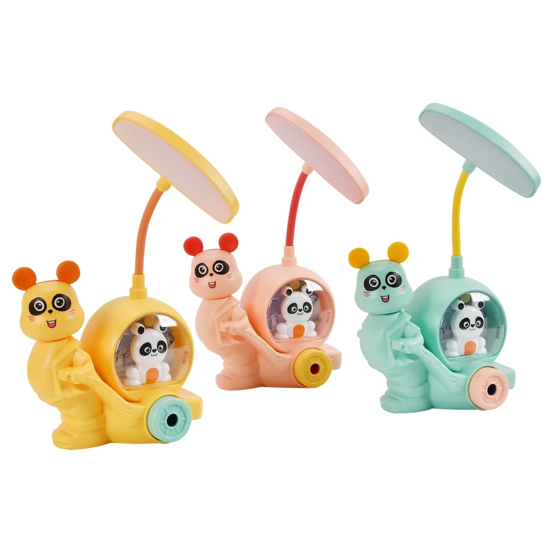 Reading, LED table lamp, universal teaching lights, creative cartoon sharpener, eyes protection