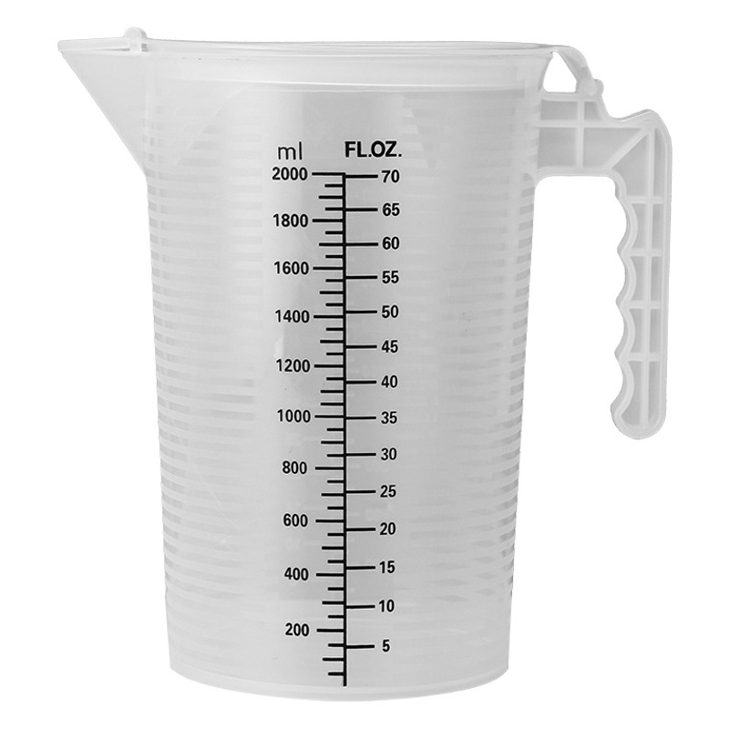 Measuring Cup plastic with scale Cup laboratory measuring cup large capacity measuring barrel food grade measuring cup Transparent Milk Tea commercial use
