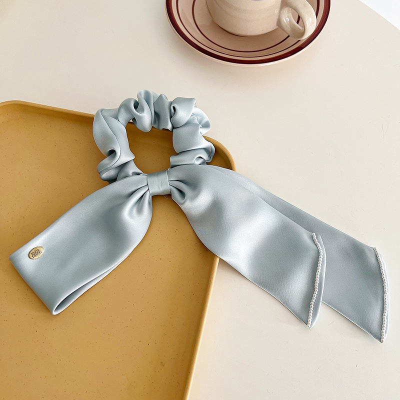 Simple Style Solid Color Bow Knot Cloth Hair Tie display picture 5