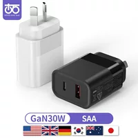 Аustralian PD30W зарядное устройство SAA аутентификация азот азот, быстрая намокание быстрая подача многодневный планшет мобильный телефон быстрая зарядка Зарядка Новая Зеландия