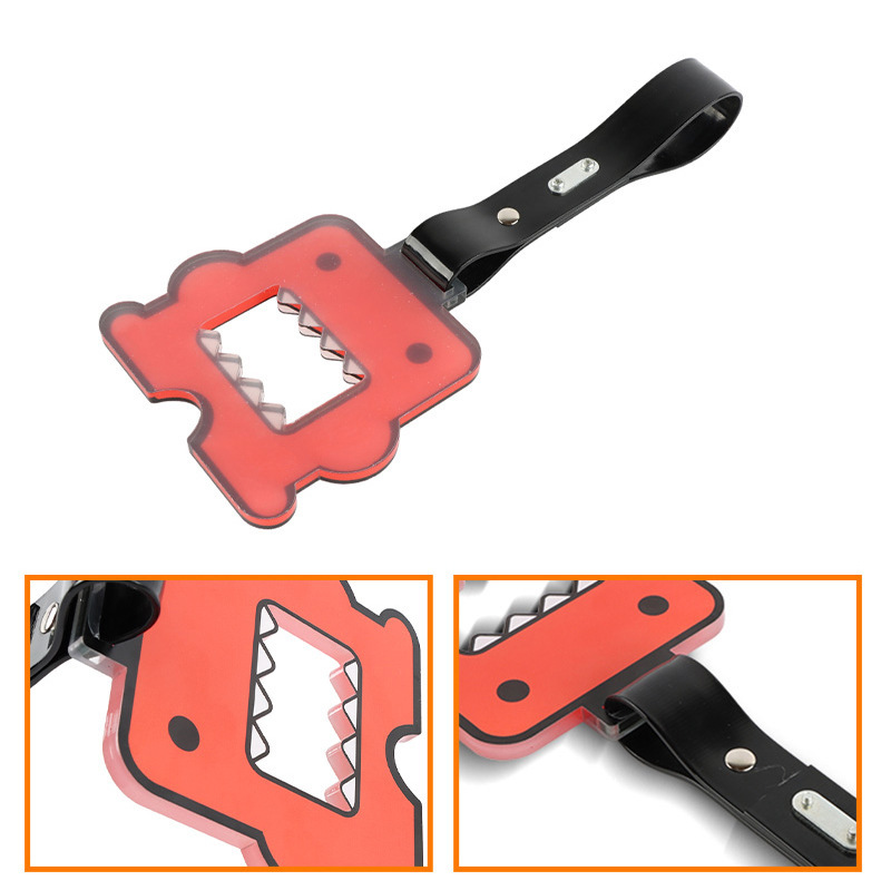 JDM car interior decoration, car rear pendant, personalized modification hanging ring handle, car-mounted acrylic ornament