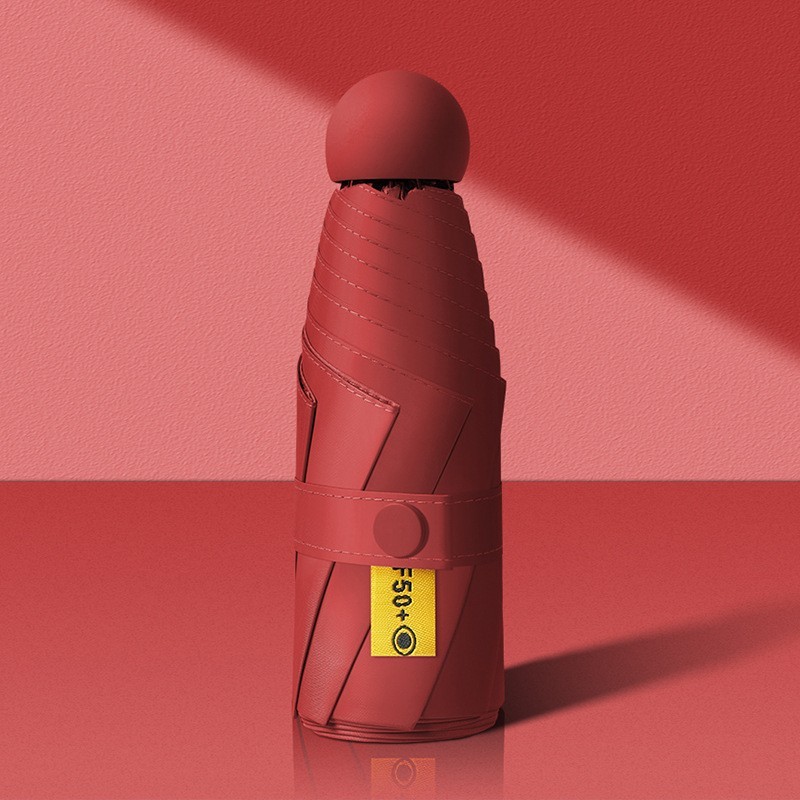 女性用日傘、日焼け止め、UVカット、コンパクトで持ち運び可能な日傘、晴雨兼用、ミニカードポケット傘|undefined