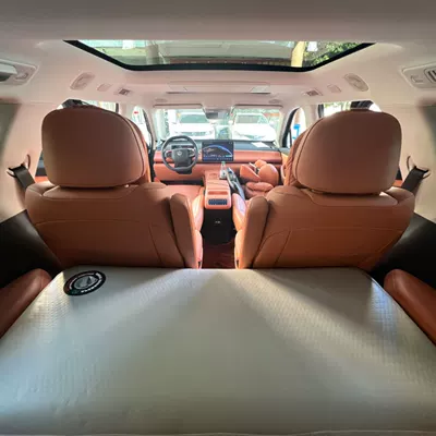 Brushed Car Mattress Camping | Vehicle-mounted inflatable bed - hongmeng-zhixing-wenjie-m8-six-seats-three-rows-of-childrens-bed-bare-mattress