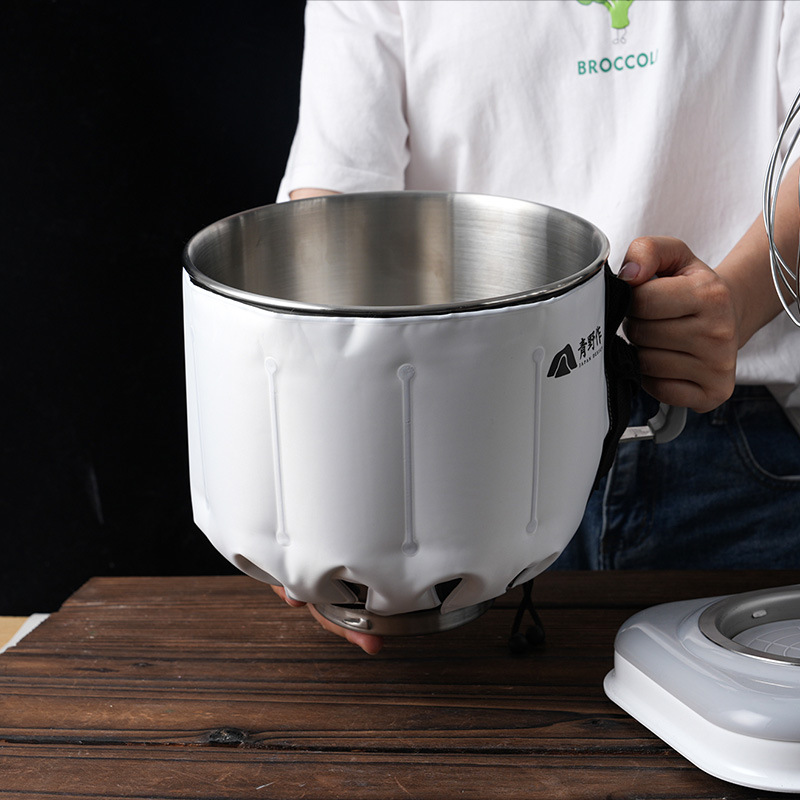 Chef's machine ice bag for whipping fresh cream, stirring and kneading eggs, ice bucket, baking and cooling special ice bag, universal Haishi m5