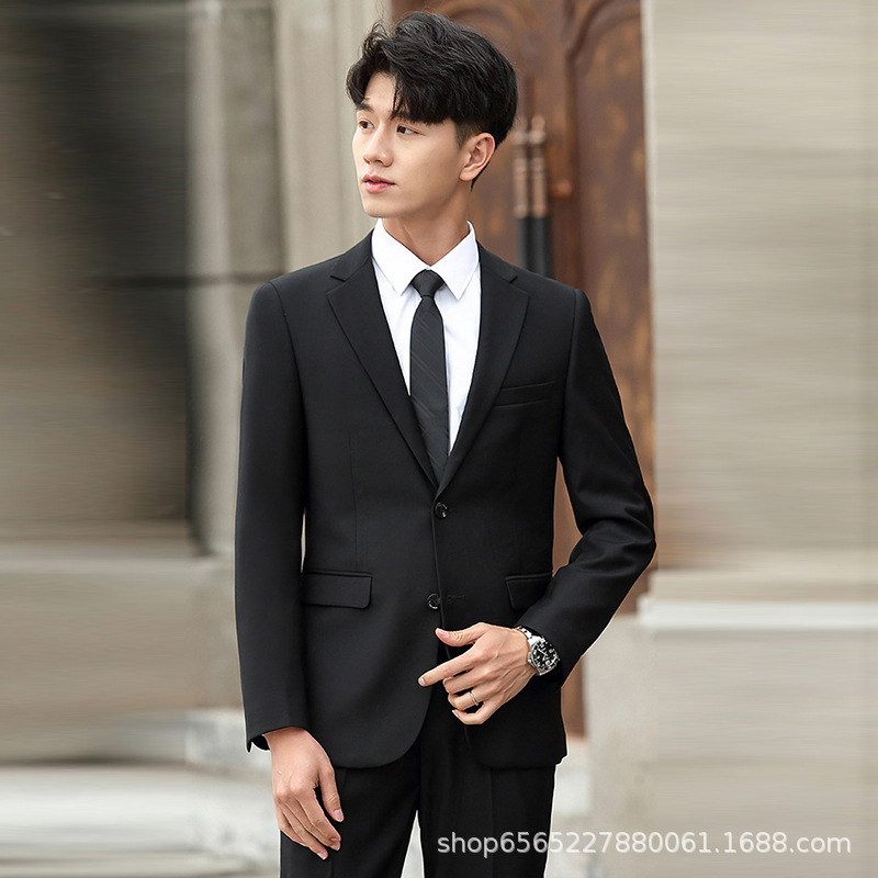 세트 세트 남성용 슬림 핏 재킷 최고의 남자 신랑 웨딩 비즈니스 전문 공식 세트 601