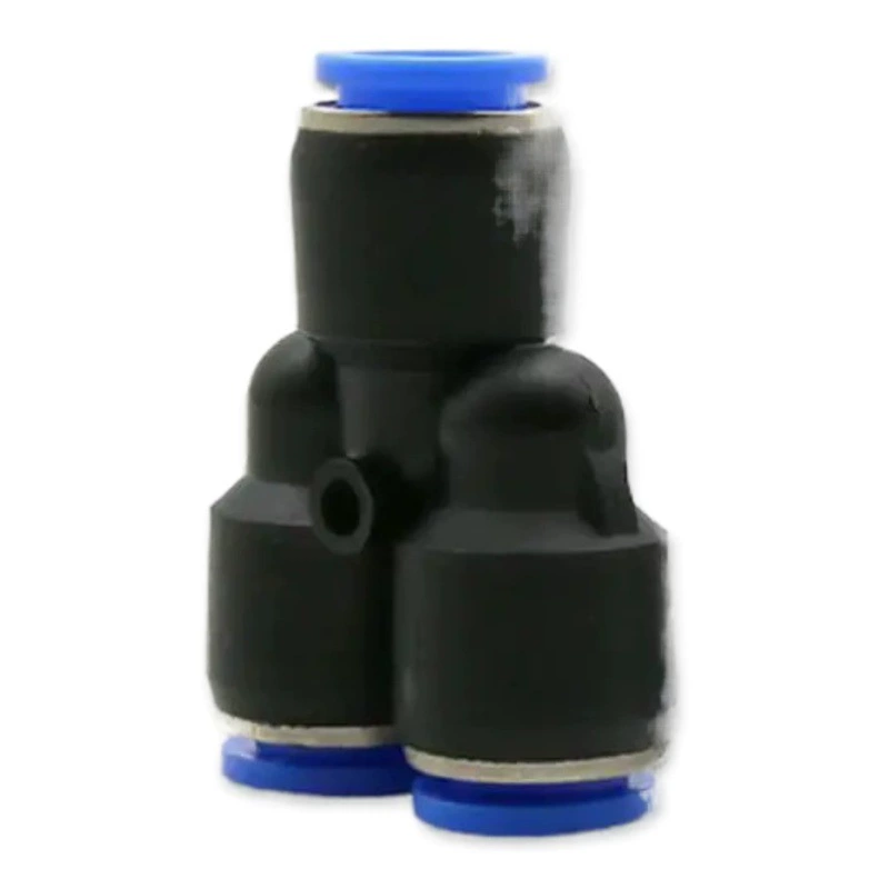 40 шт./Пакет 6 мм OD 1/4 дюйма пластиковый пневматический вставной