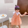 Children's cute doll, summer skirt, dress, for 3-8 years old