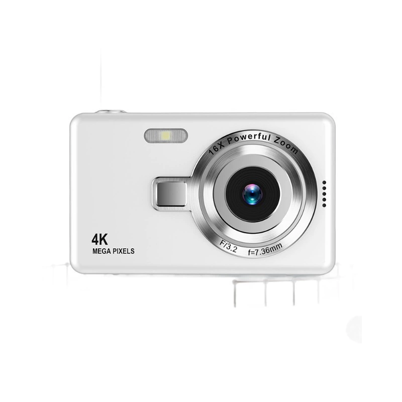 Retro digital camera, videocamera for students, handheld cards