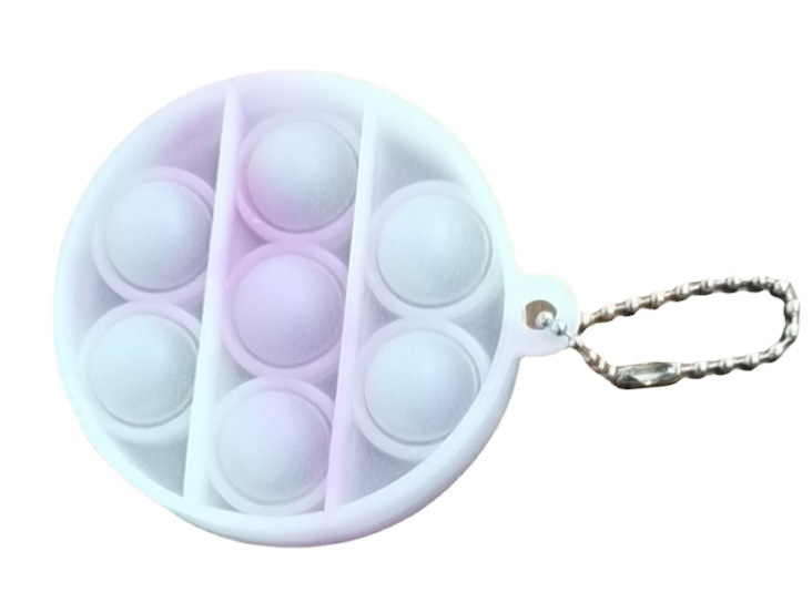 Nuevo mini pionero de roedores mini burbuja Le llavero cuadrado redondo en venta, popmini