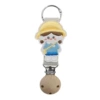Apricot (wooden hat clip with holes) [(flat) little girl]