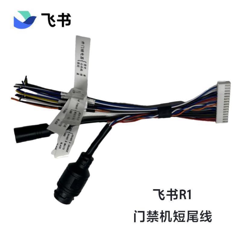 无锁飞书R1门禁考勤一体机人脸识别门禁机闸机R1短尾线