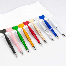 爱心仿男女圆珠笔学生学习用品文具原子笔