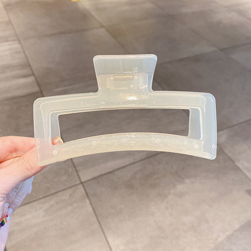 17 ¿ Jelly Light Yellow Square GRIP clip 12.5cm.