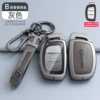 B-style transparent retro TPU-gray-brown shell + H ring leather buckle + horseshoe buckle
