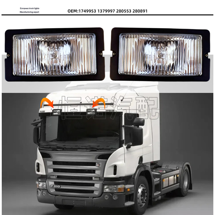 Camión serie GPR Scania Cabina Luz superior 1749953 1379997 280553 280891