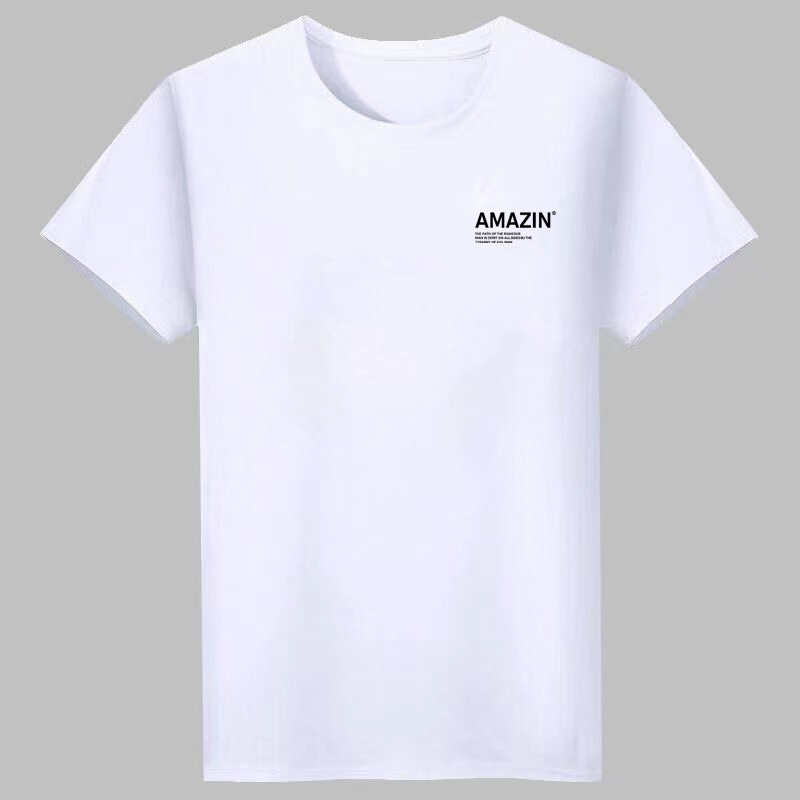 Camiseta de los hombres de verano de moda cómodo suéter estudiante superior estilo coreano slim fit manga corta todo partido simple hombres