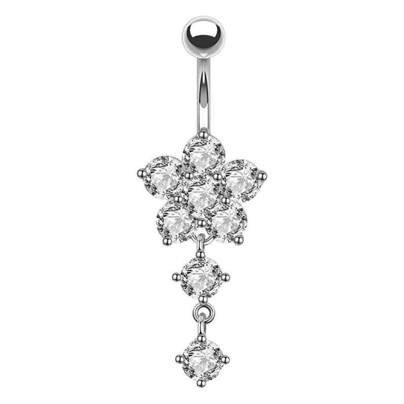 Amazon Горячий Новый пупок кольцо творческий изысканный Циркон пирсинг ногтей пупка ювелирные изделия