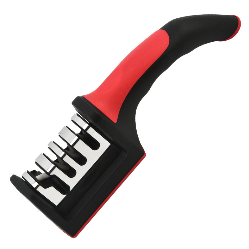 Afilador de cuchillos de cocina de 3 etapas, afilador universal de 4 etapas para tijeras, uso doméstico, transfronterizo
