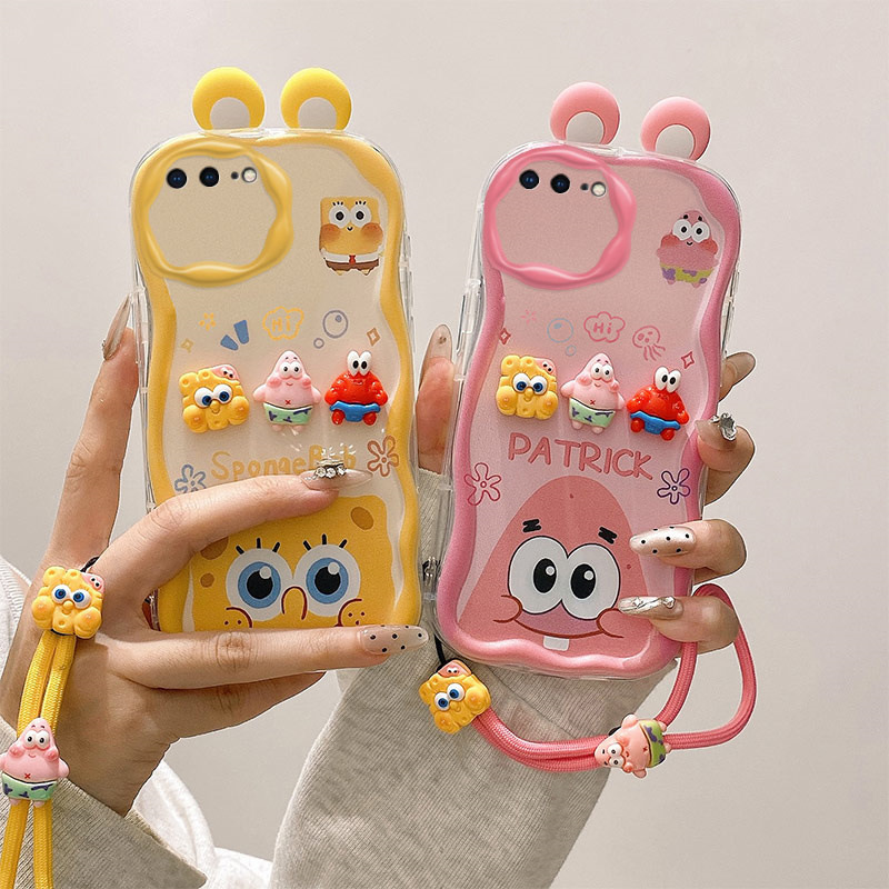 Cartoon with Ears Suitable for Apple 8Plus Mobile Phone Case Anti-Fall Transmission All-Inclusive Cute Soft Shell Honor X6A Student Cartoon with Ears Suitable for Apple 8Plus Mobile Phone Case Anti-Fall Transmission All-Inclusive Cute Soft Shell Honor X6A Student