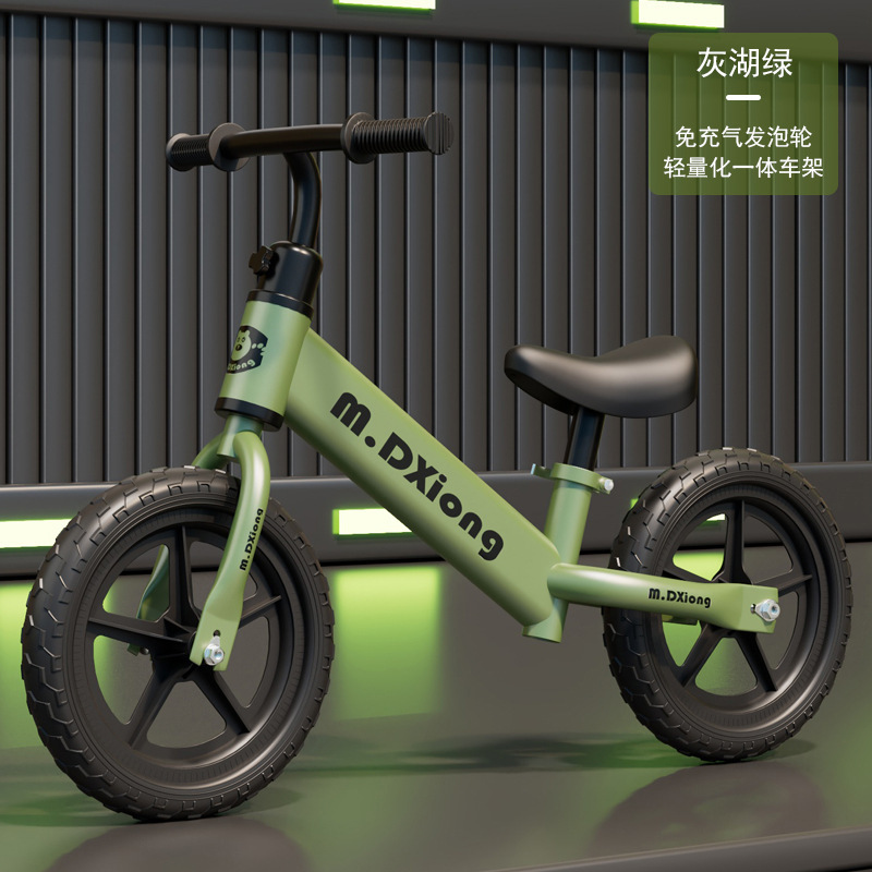 Bicicletas de equilibrio para niños sin pedal 1 - 3 - 6 - 8 años 2 patinetes para bebés niños y niñas patinando fábrica cabello recto