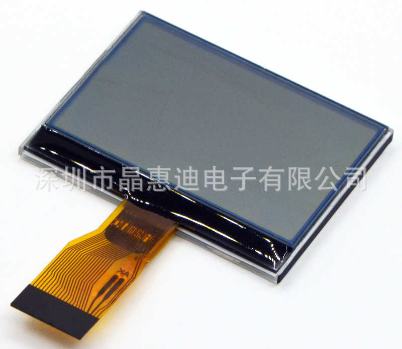 12864Һ���� LCD 1.8�� ��ɫ������ ���� FSTN �׵׺�����ʾ��