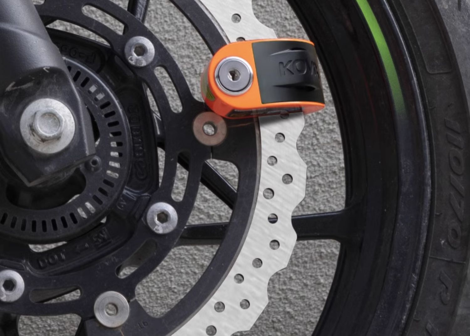Motorcycle disc brake lock alarm lock brake disc anti-theft lock electric car lock bicycle lock waterproof
