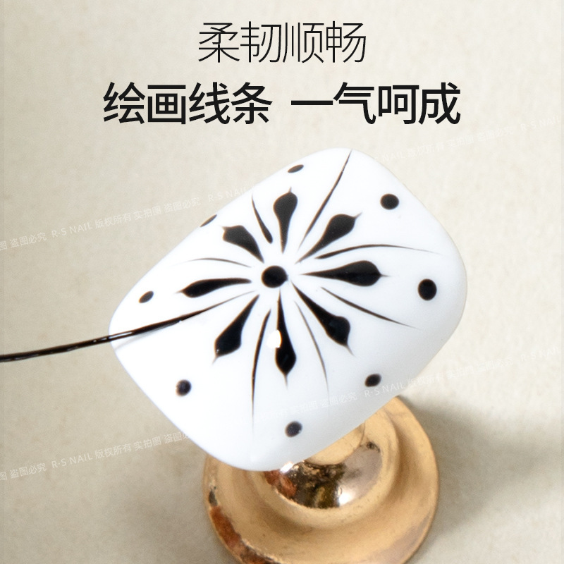 日式美甲拉线笔格纹笔美甲店专用专业画线笔勾线笔点花画线条笔|undefined