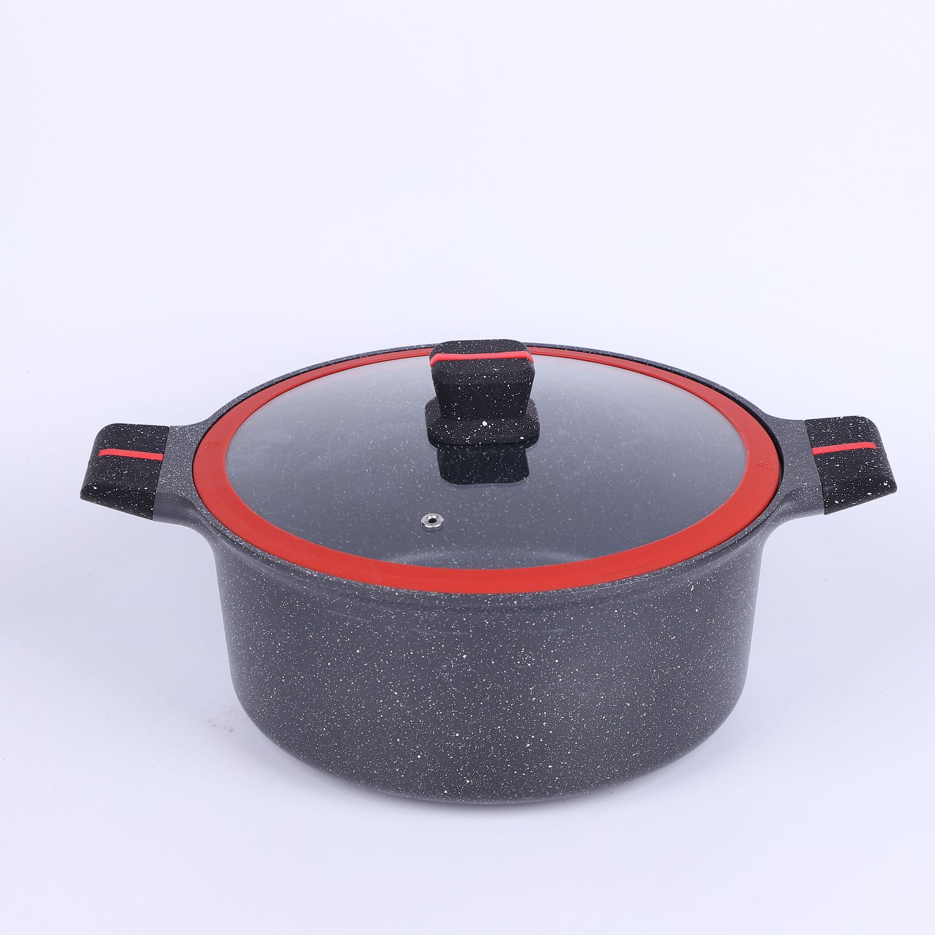 Nuevo conjunto de cinco piezas de olla de cocción de cocción moderna casera antiadherente regalo de reunión anual al por mayor caja de regalo de sopa de cocción de cocción de cocina