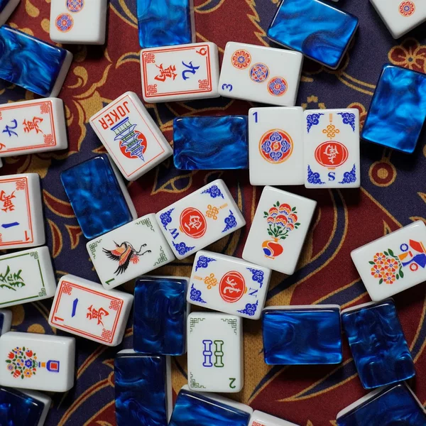 Cross-border American Mahjong, Tortoiseshell White Lotus American Mahjong, Portable Hand-Carved English Acrylic Mahjong Tiles