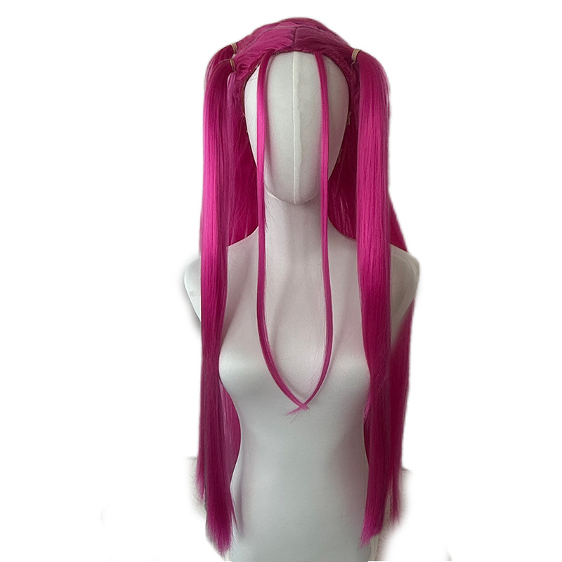 En stock, SKpop cazador de brujas transfronterizas, pelucas de milarumicos, cabello completo, trenzas de torsión en uno.